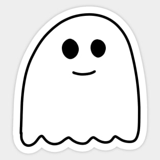 Doodle ghost Sticker